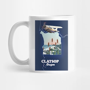 Clatsop County Oregon Map Mug